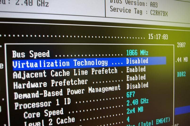 Imagen de la BIOS